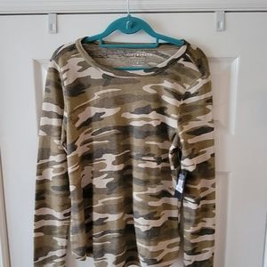 NWT LUCKY BRAND BURNOUT CAMO